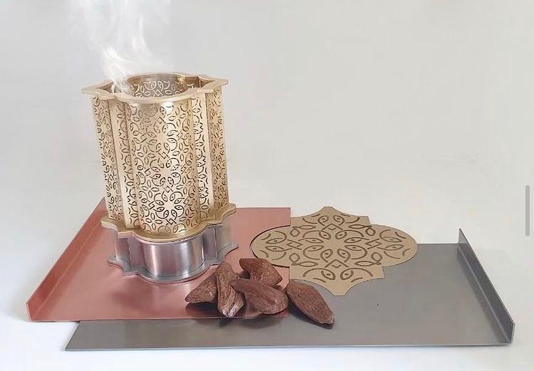 Metal Incense Burner - Arabesque Collection