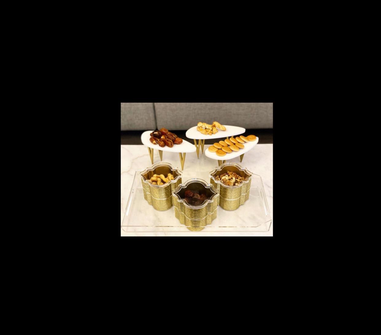 Marble Stand Egg Shape - Arabesque Collection