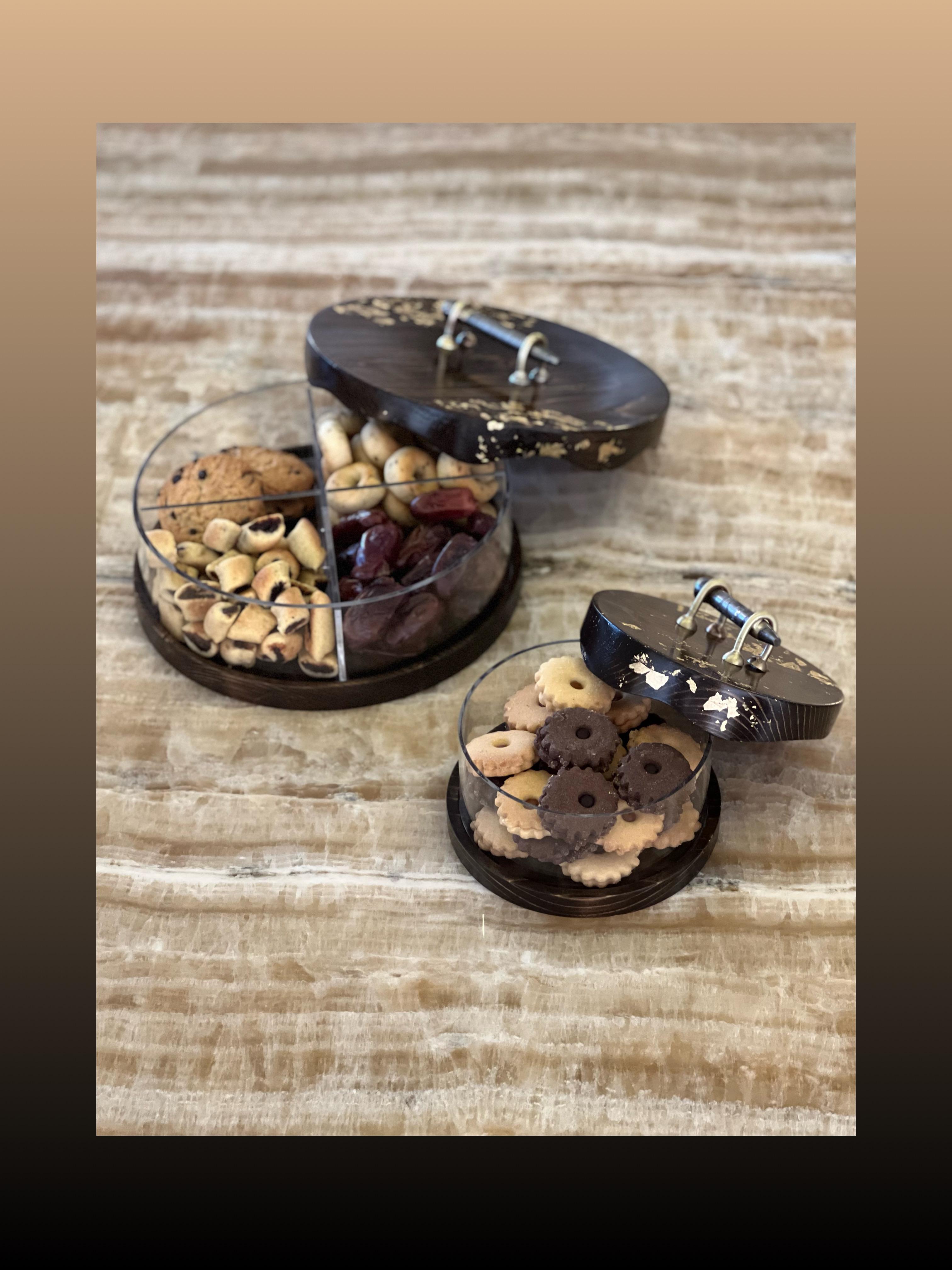 Wooden Box with Cover  - Amber Gold Collection