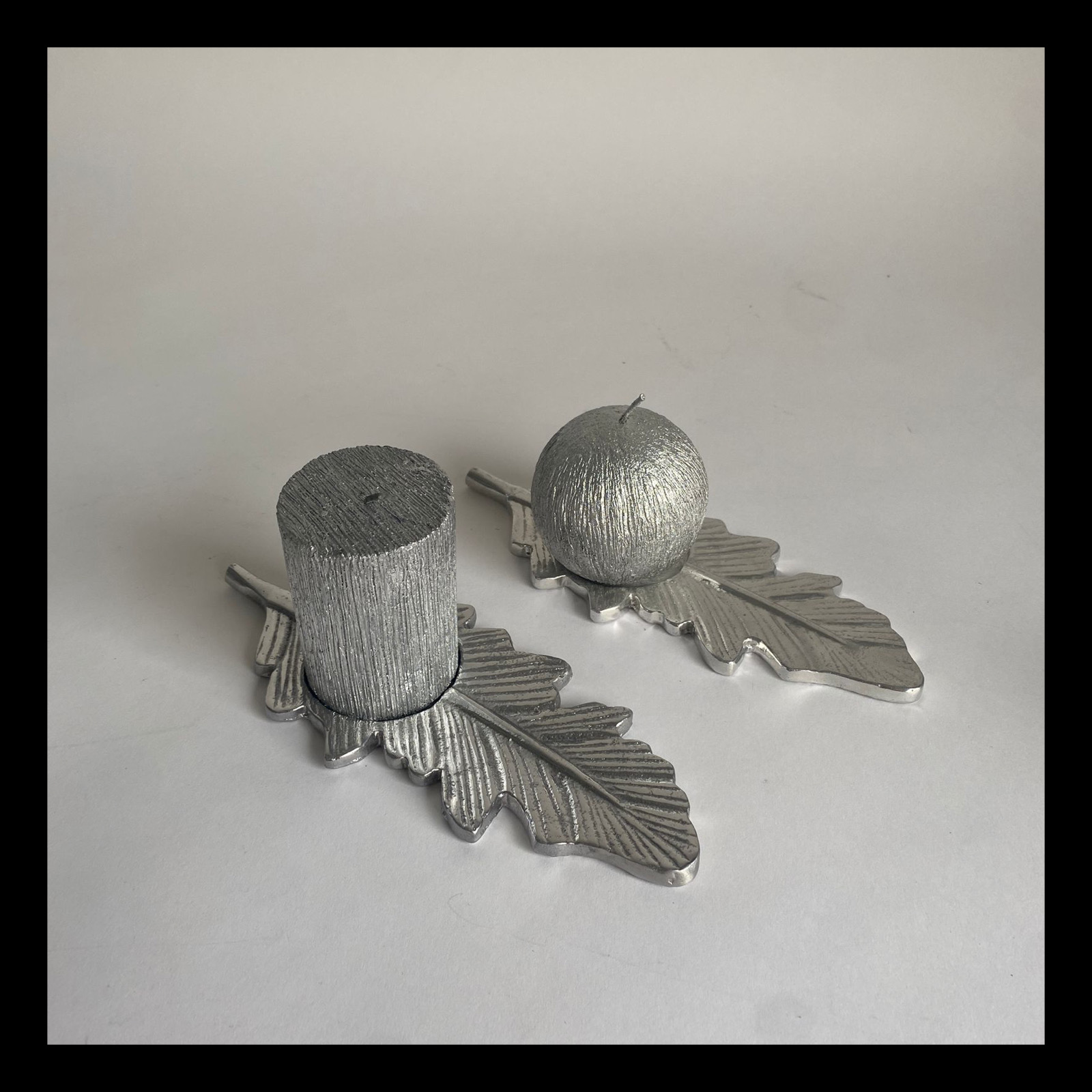 Metal Cylinder Candle Holder