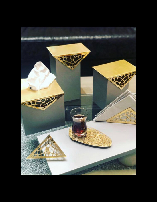 Wooden Tray - Triangular Collection