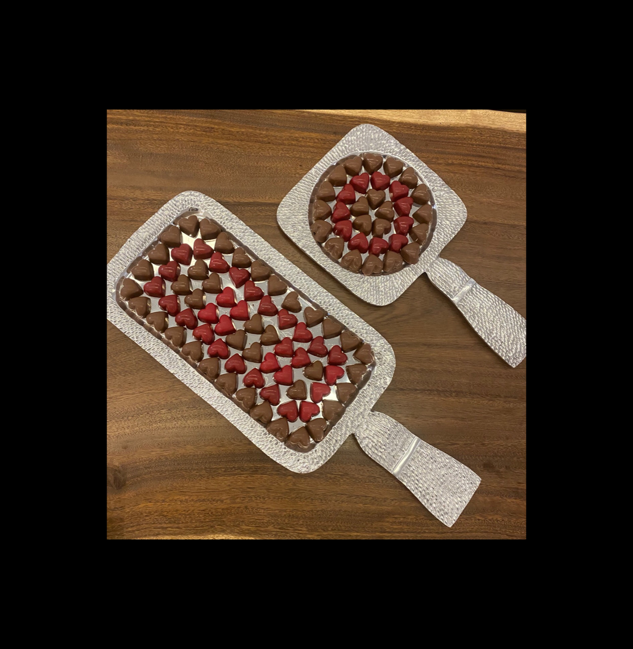 Metal Tassel Platter Rectangle Shaped - Tiffany Collection