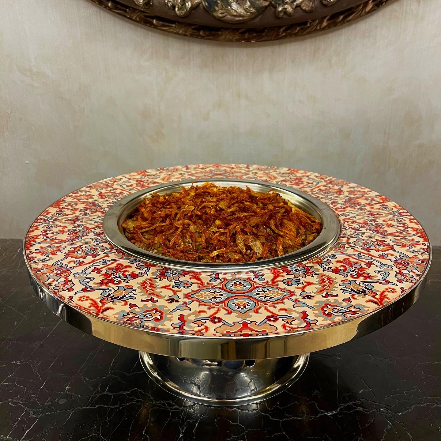Food Warmer With Acrylic Patterns - Cashmere Collection