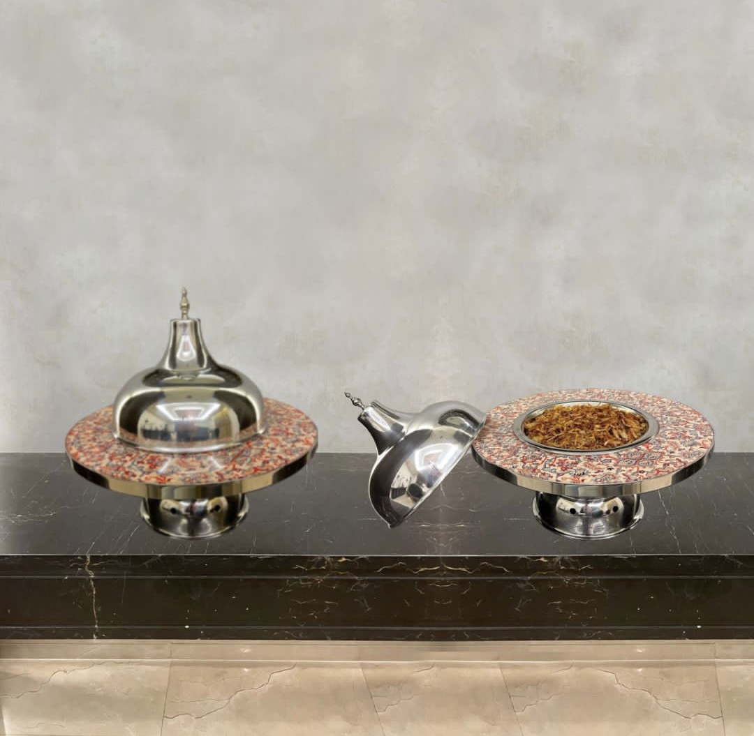 Food Warmer With Acrylic Patterns - Cashmere Collection
