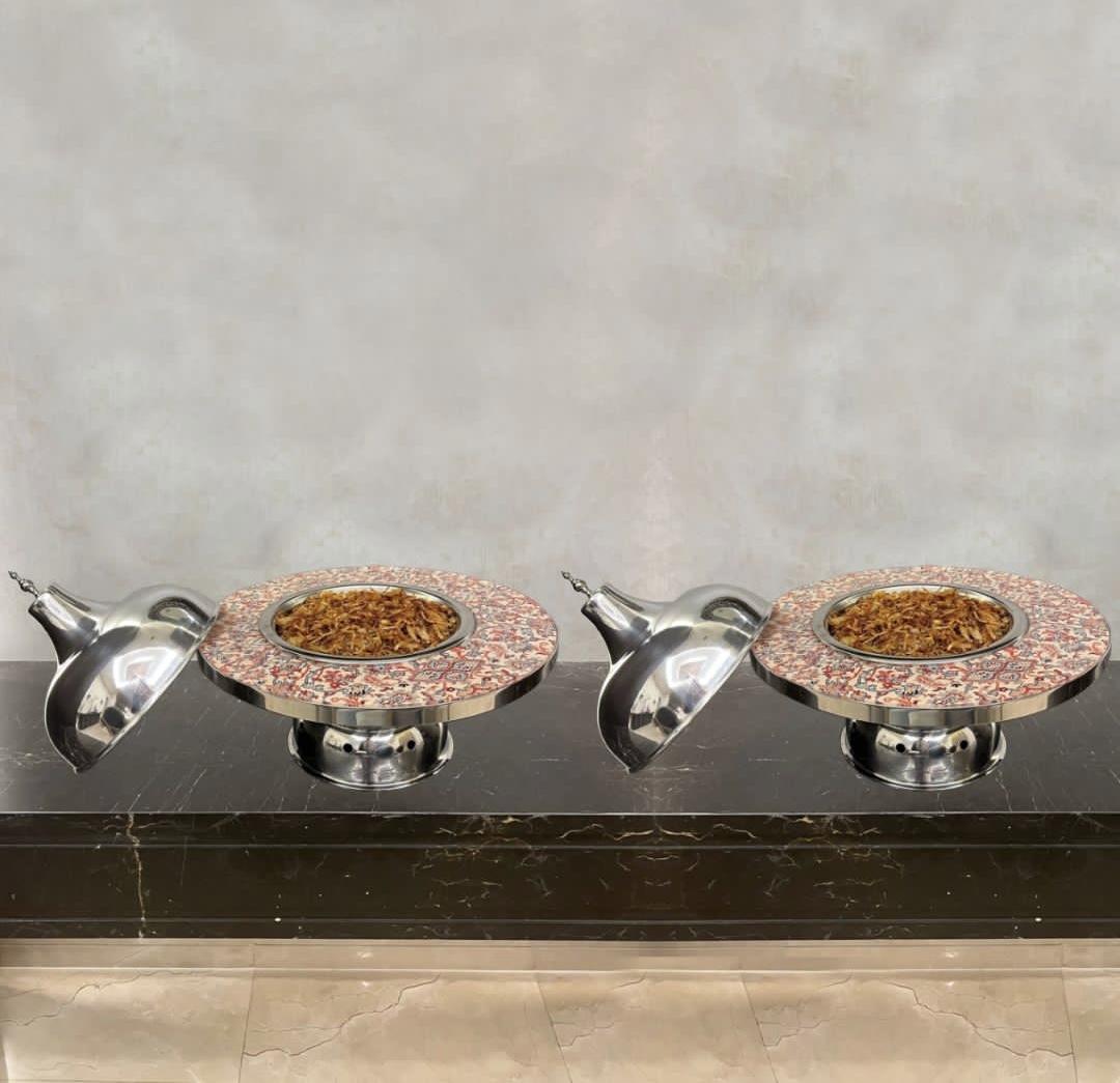 Food Warmer With Acrylic Patterns - Cashmere Collection