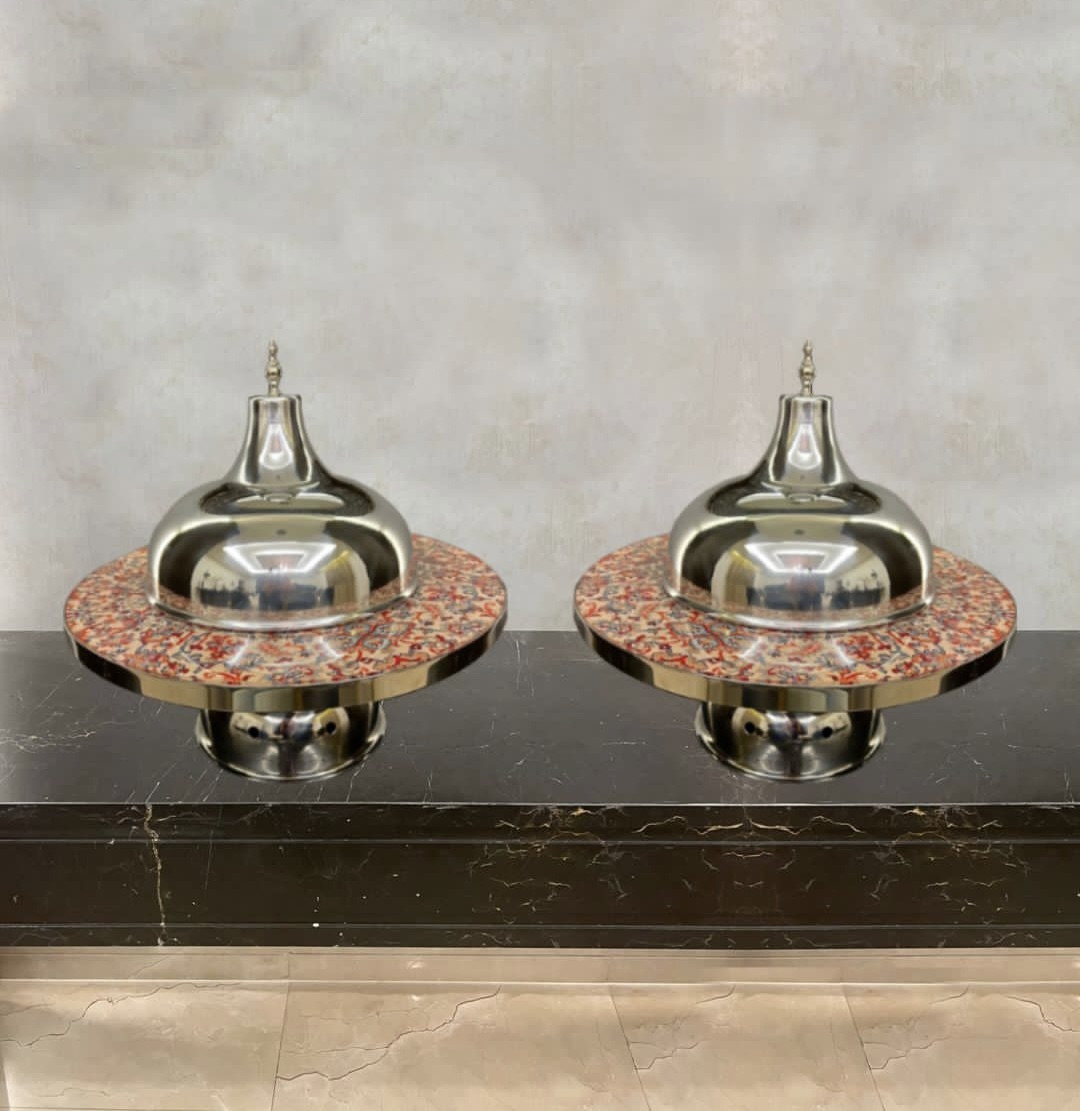 Food Warmer With Acrylic Patterns - Cashmere Collection