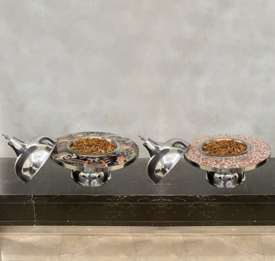 Food Warmer With Acrylic Patterns - Cashmere Collection