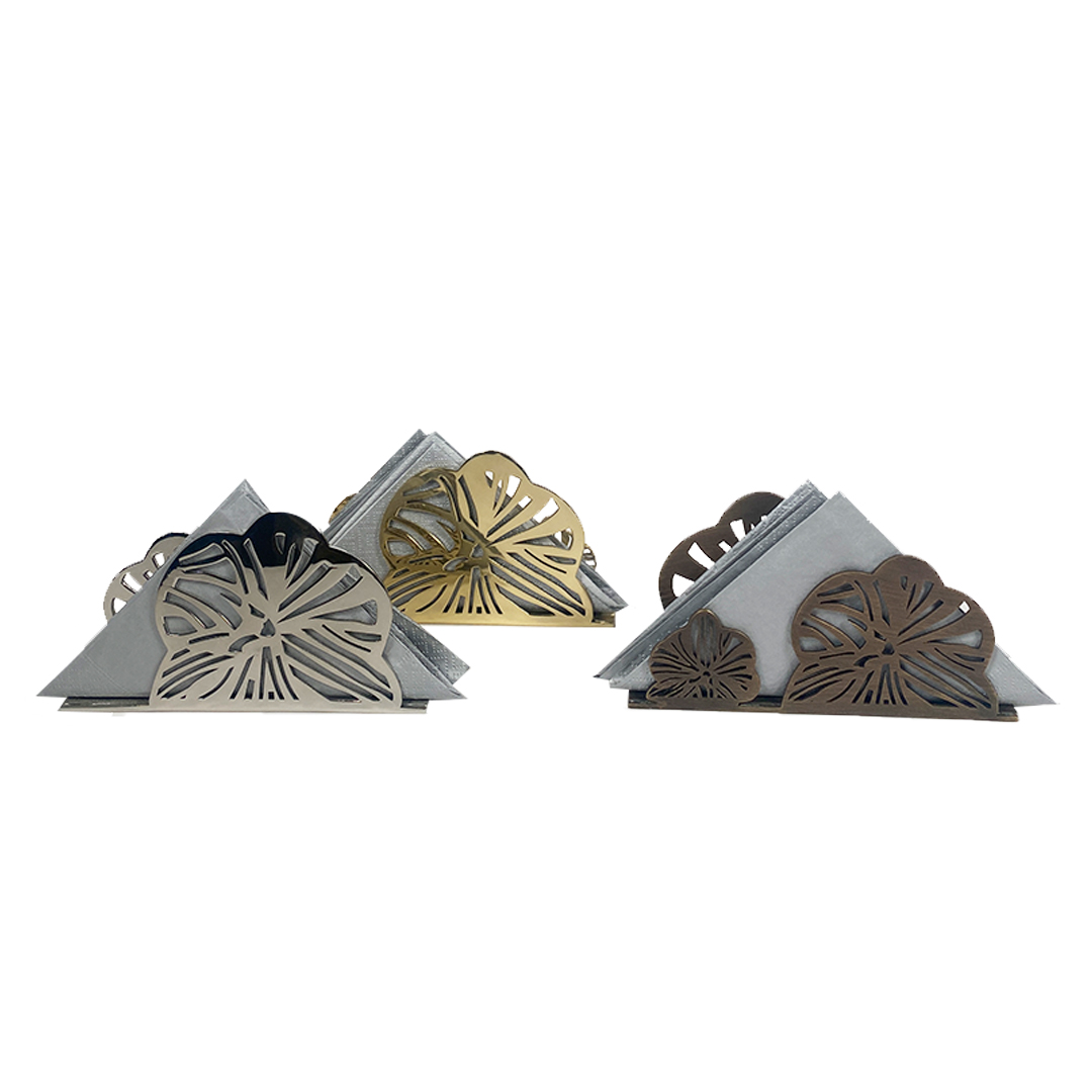 Brass Napkin Holder  - The Orchid Collection