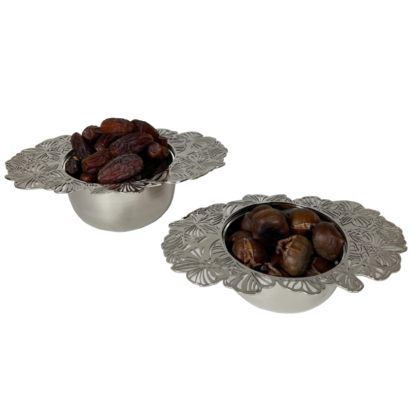Brass Bowl with Acrylic Cover - The Orchid Collection