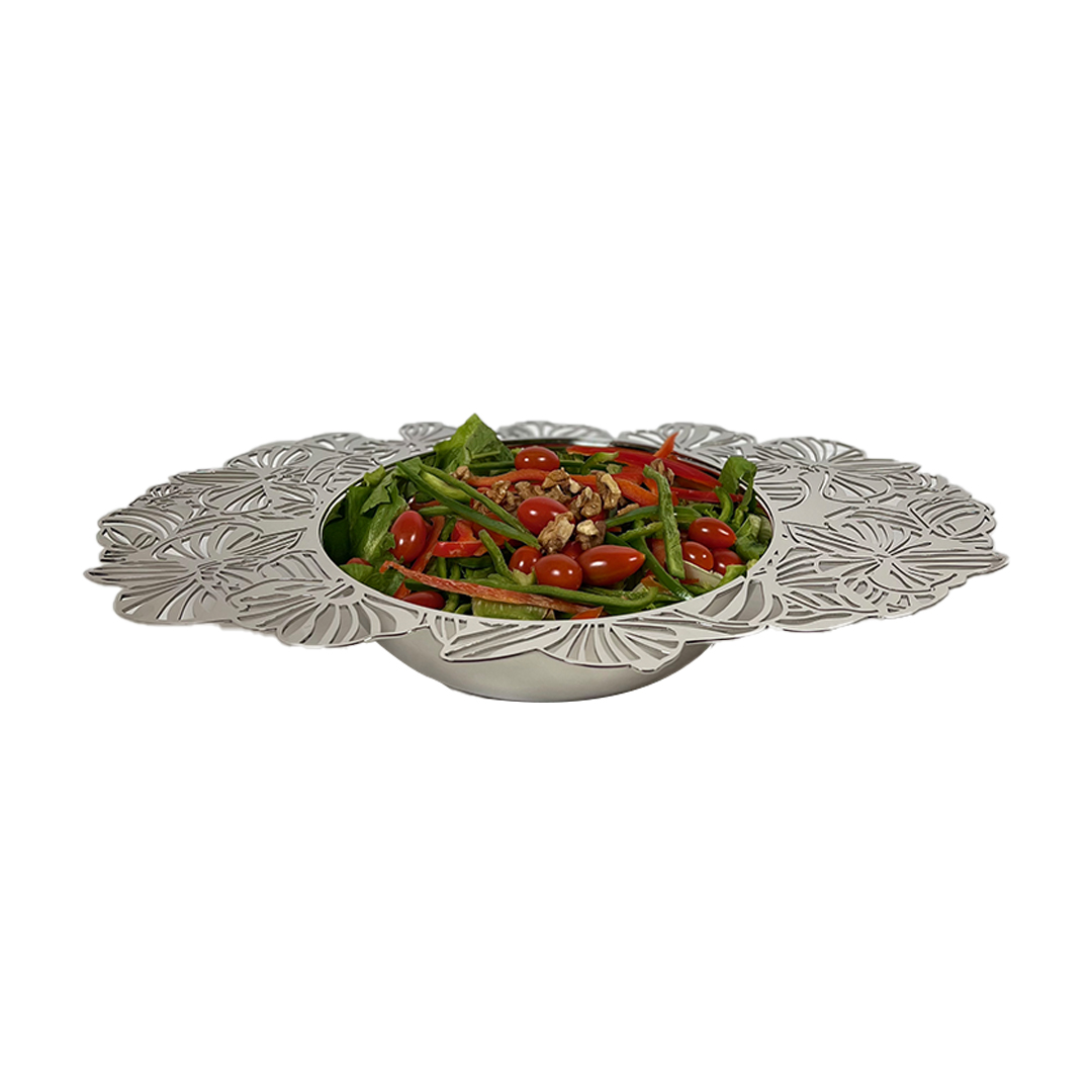 Brass Salad Bowl - The Orchid Collection
