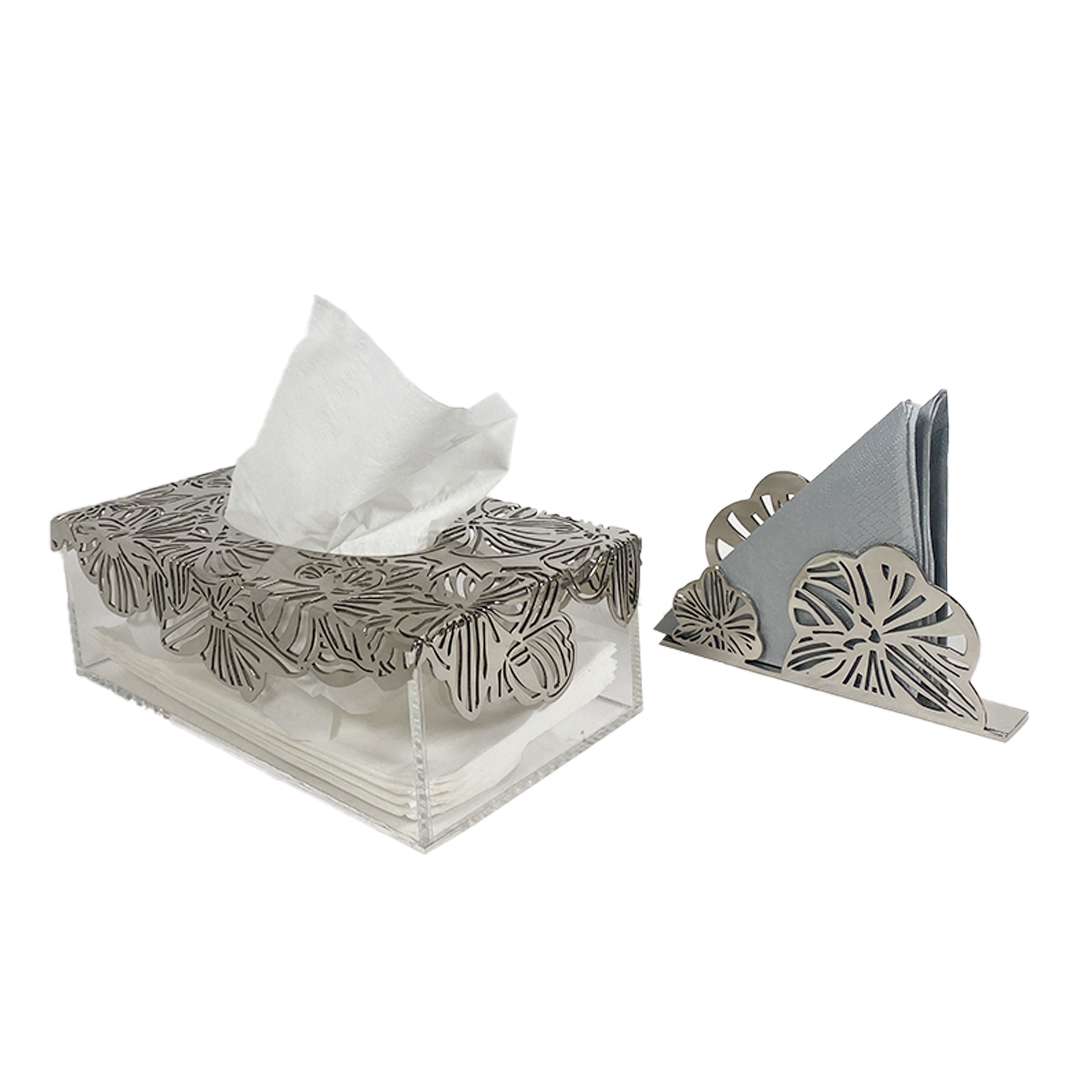 Brass Napkin Holder  - The Orchid Collection