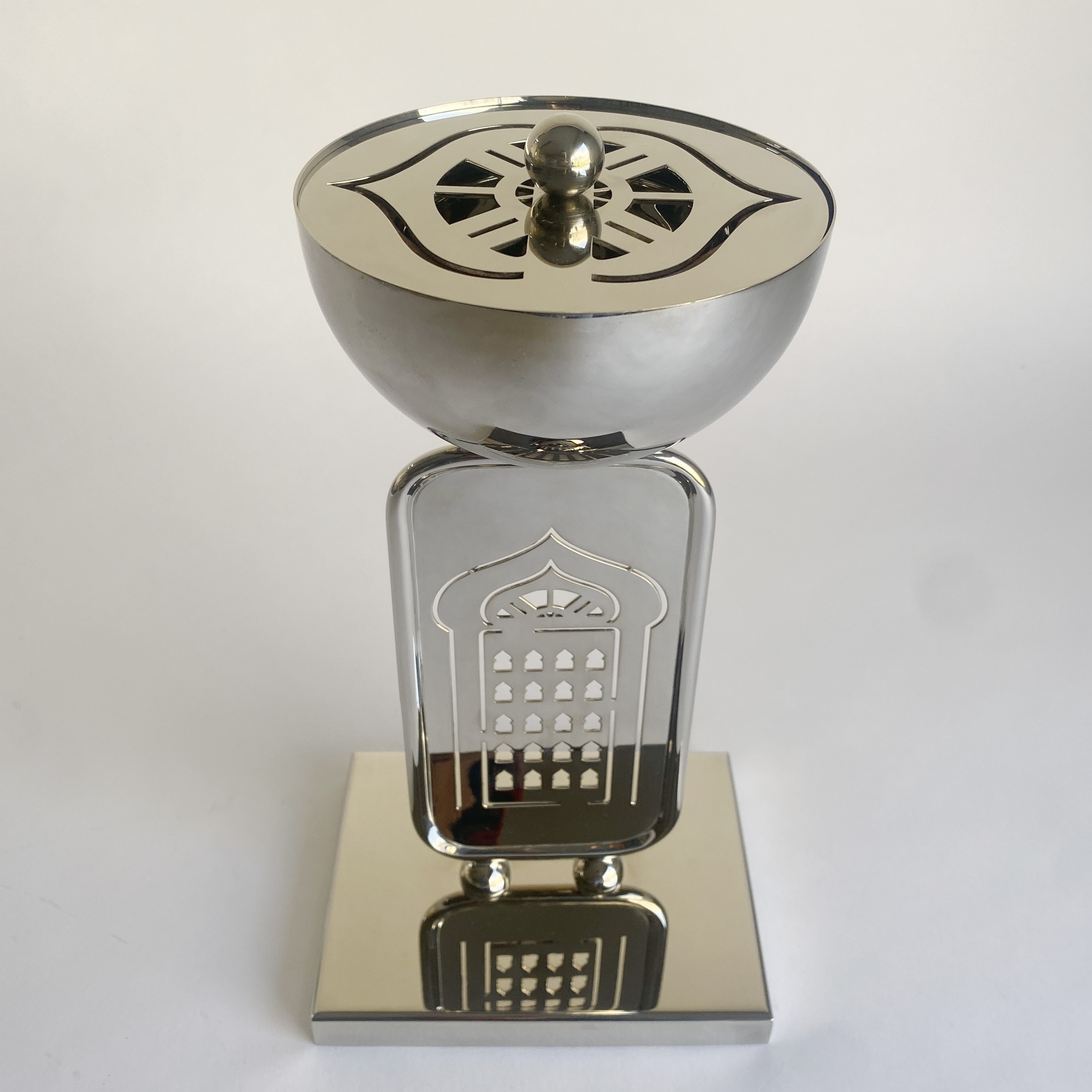 Brass Incense Burner with Cover - The Roots Collection