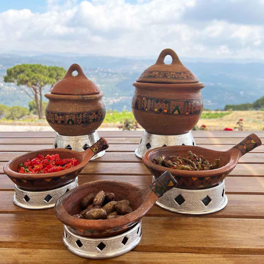Small Pot with Warmer – Earth Collection