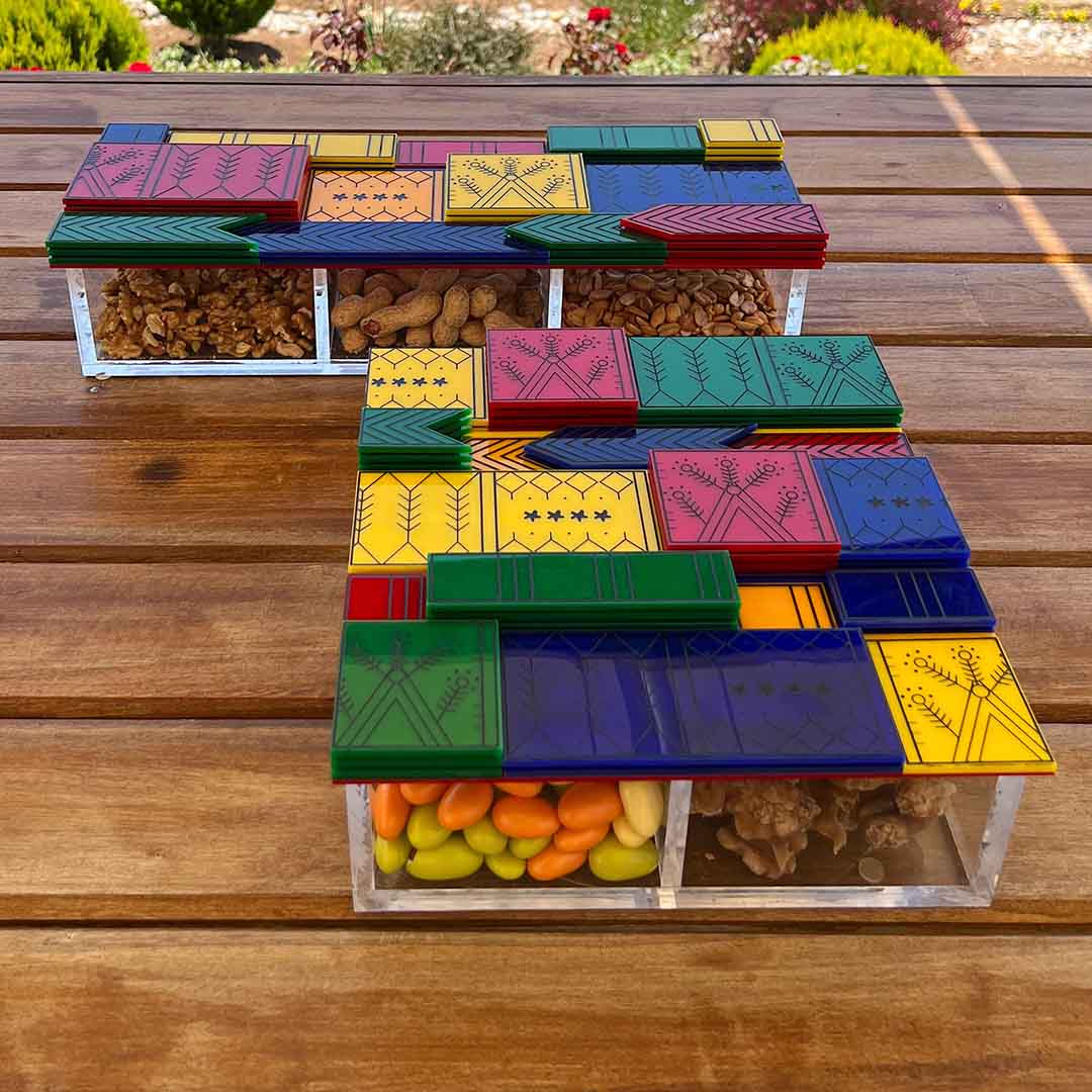 Square Lego Box - Earth Collection