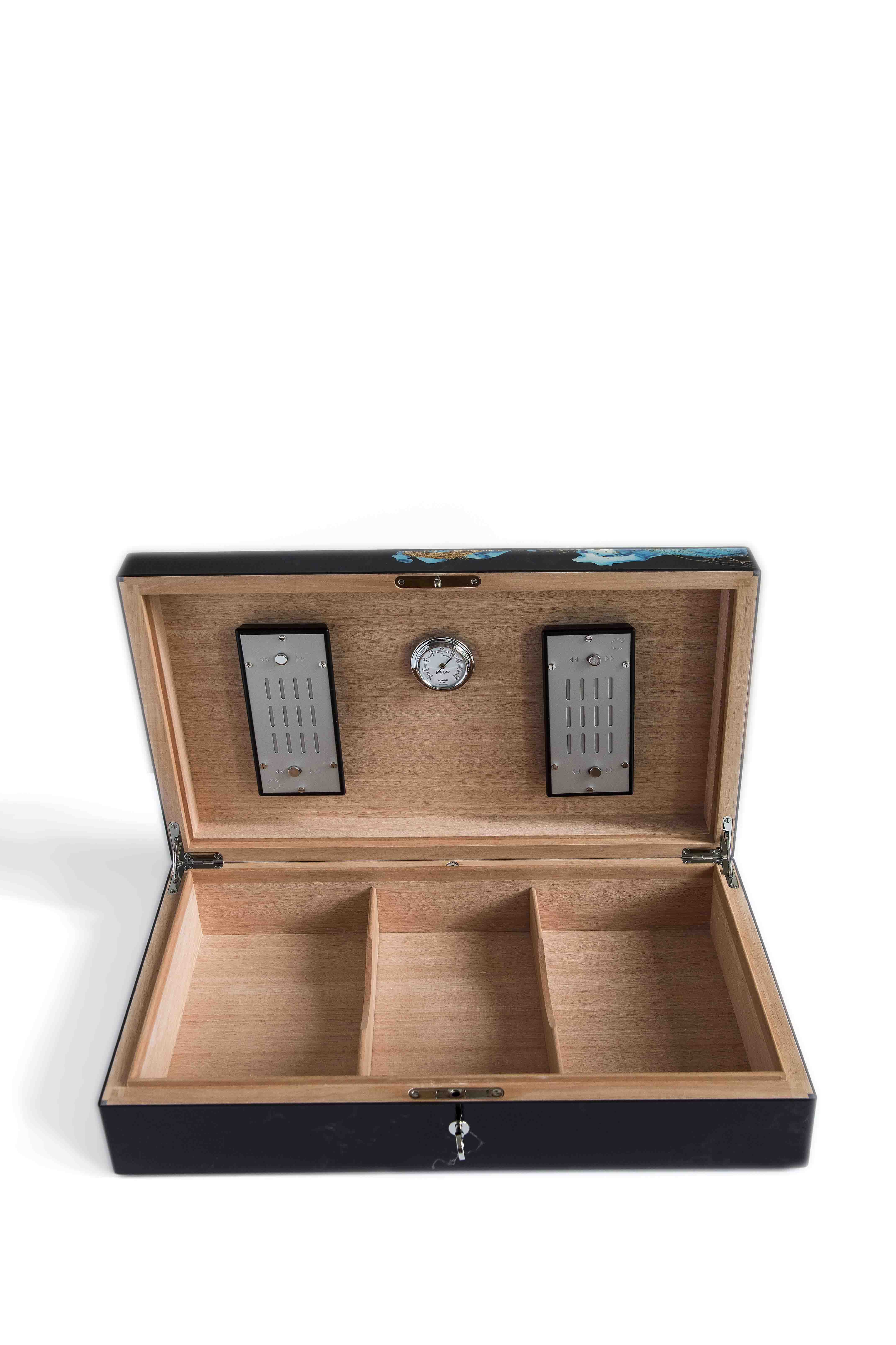 Humidor 110 Cigars Bleu - Elie Bleu Collection