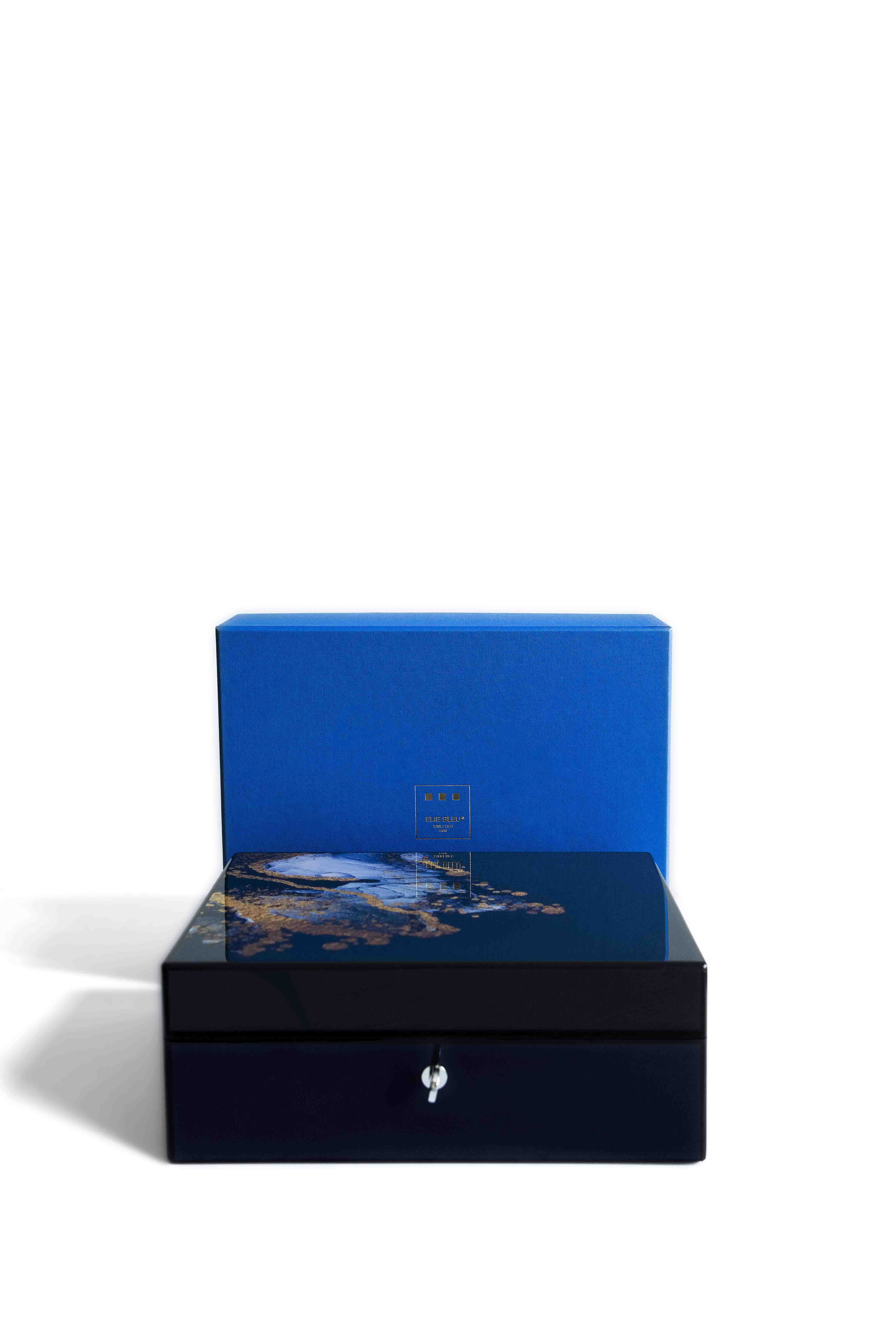 Humidor 110 Cigars Bleu - Elie Bleu Collection