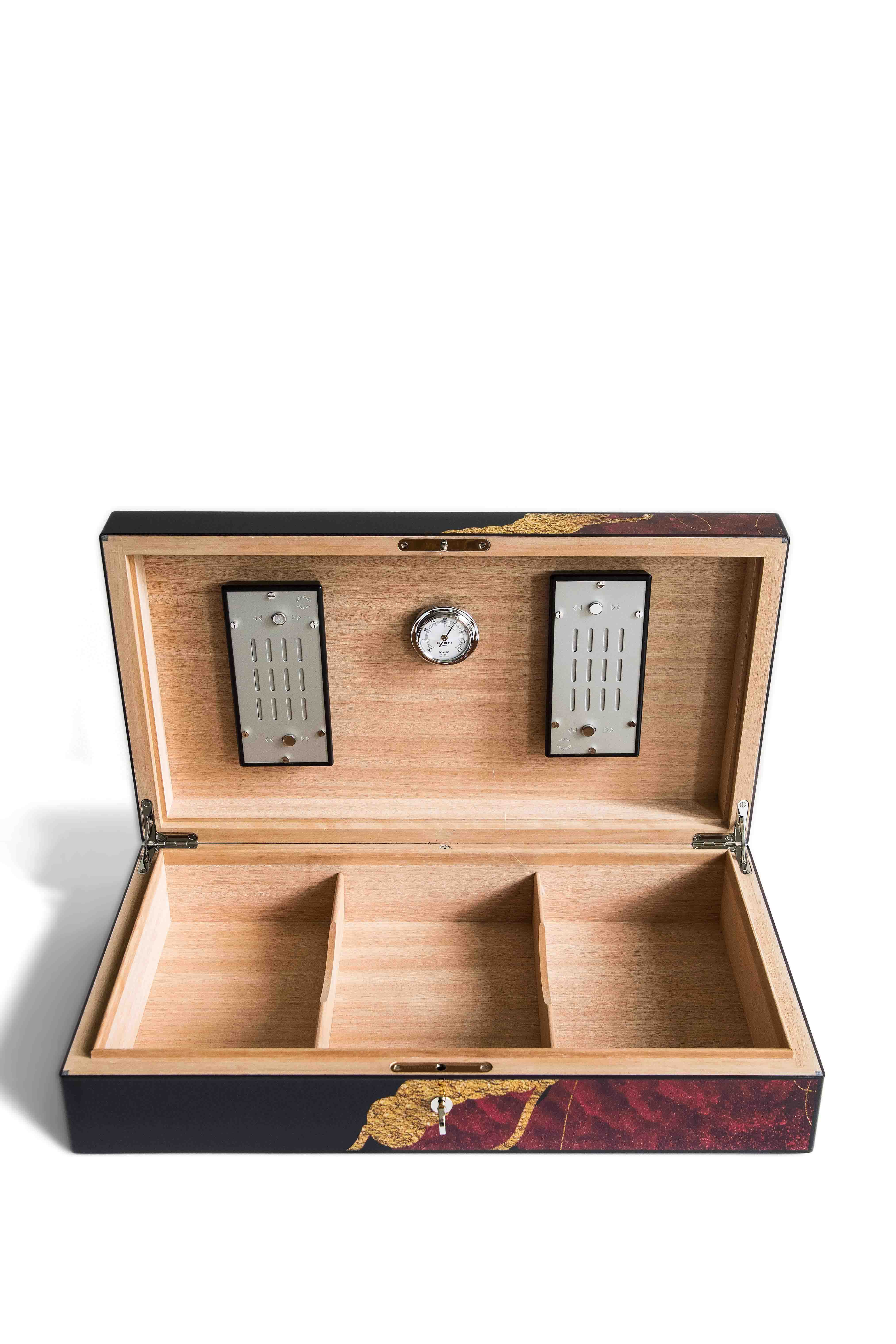 Humidor 110 Cigars Red - Elie Bleu Collection