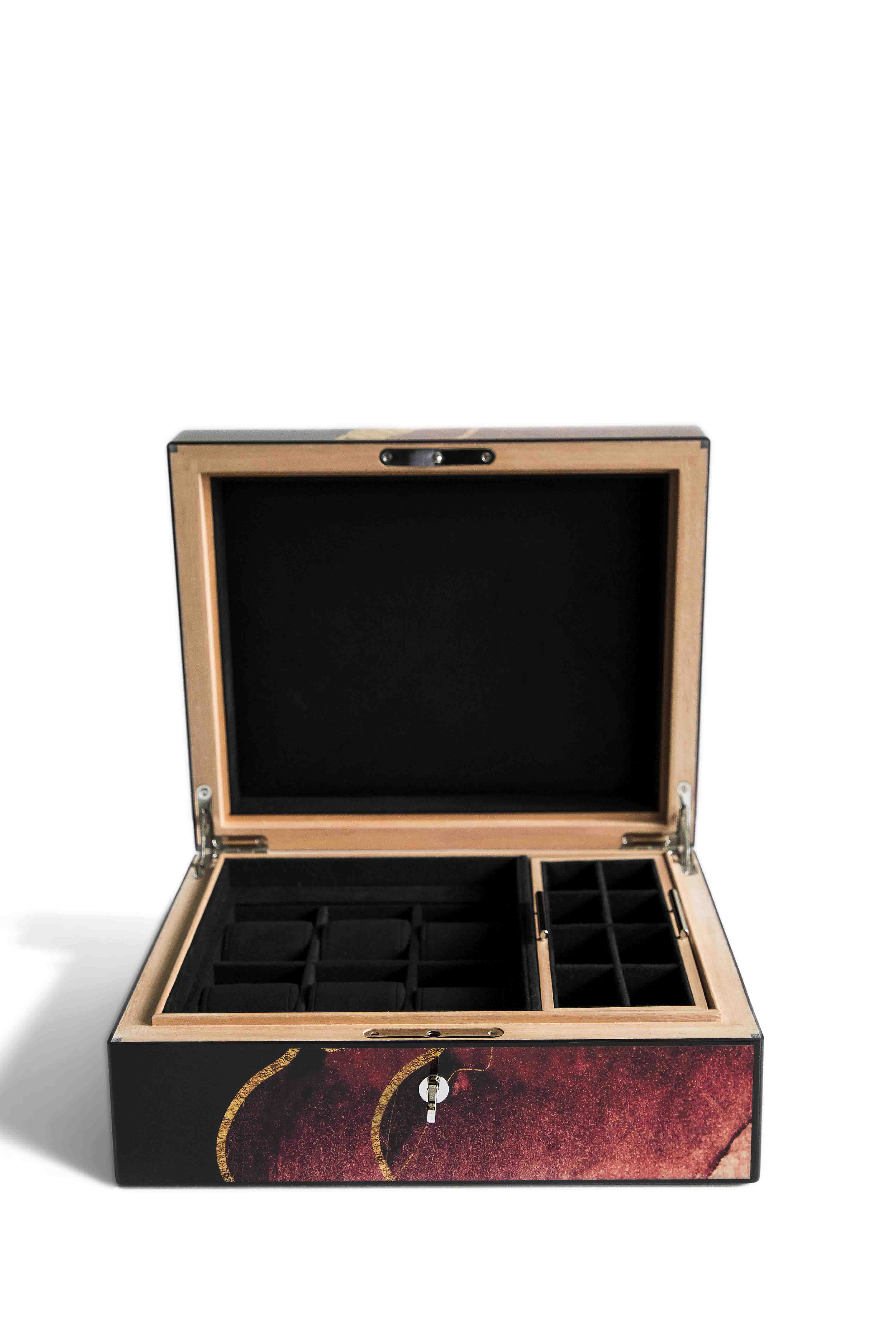 Watch / Jewelry Box Red - Elie Bleu Collection