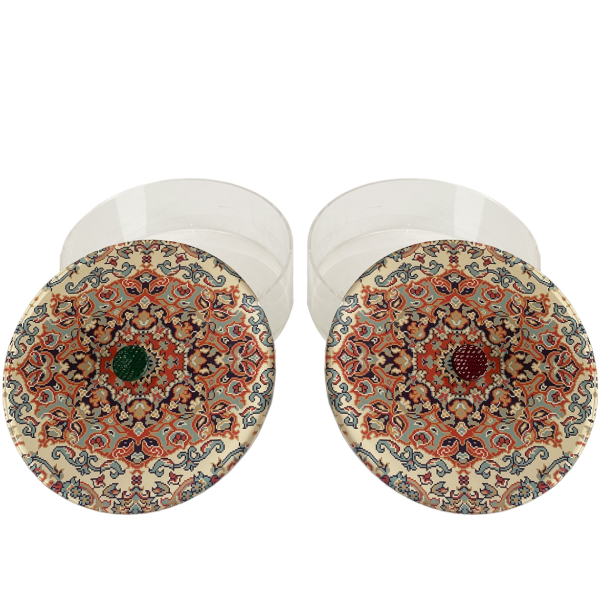 Acrylic Round Box - Cashmere Collection