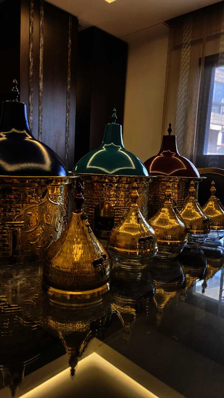 Brass Warmer with Mosque Cover - Oriental Beads Collection