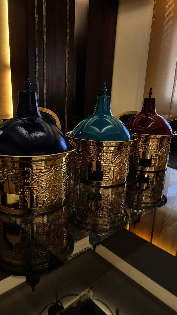 Brass Warmer with Mosque Cover - Oriental Beads Collection