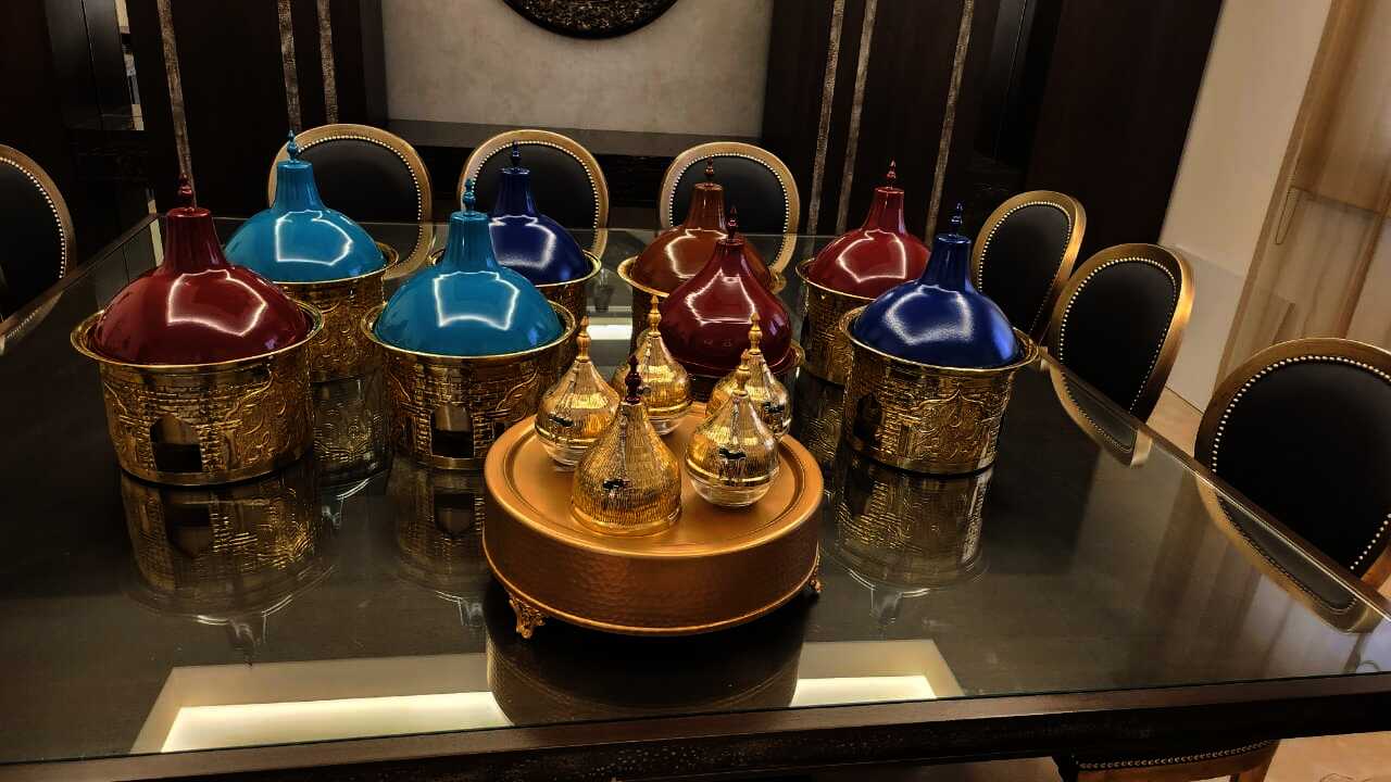 Brass Warmer with Mosque Cover - Oriental Beads Collection