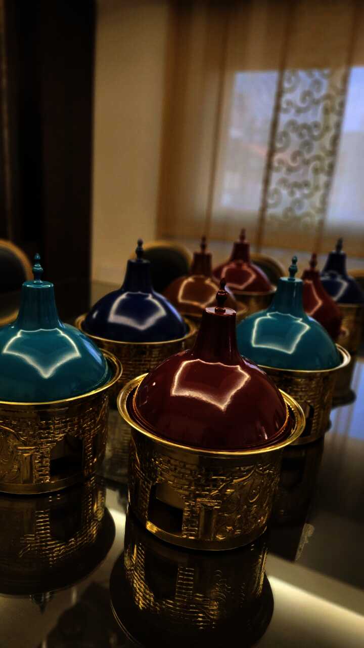 Brass Warmer with Mosque Cover - Oriental Beads Collection