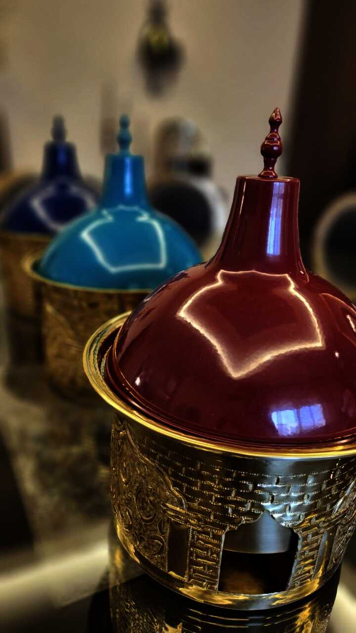 Brass Warmer with Mosque Cover - Oriental Beads Collection