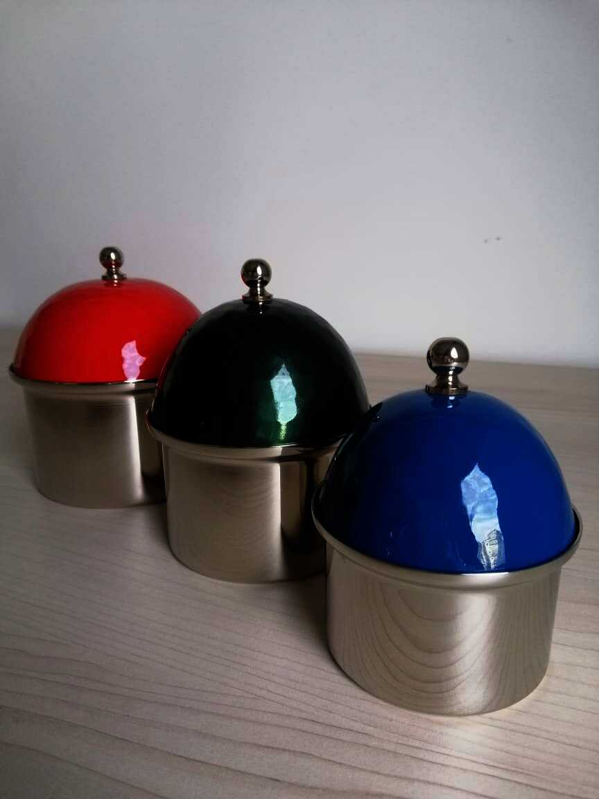 Brass Boxes with Colored Covers -  Oriental Beads Collection