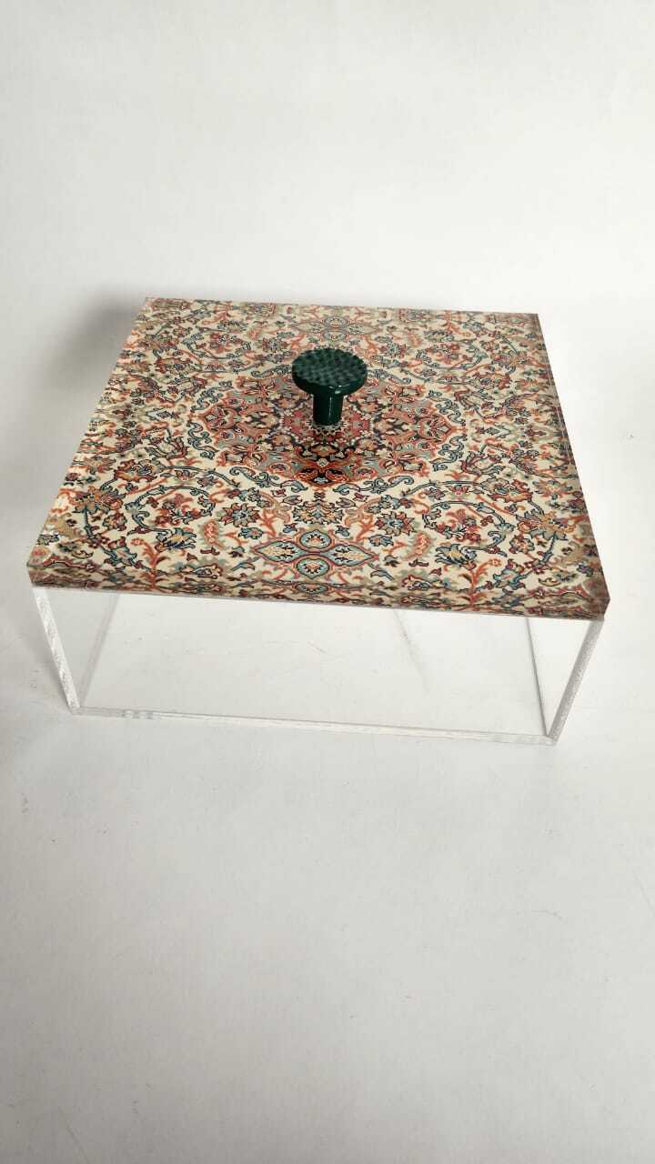 Acrylic Square Box - Cashmere Collection