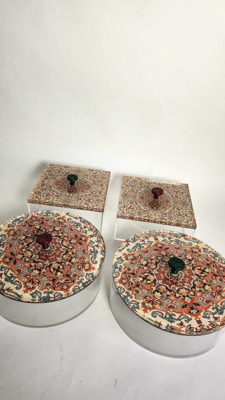 Acrylic Square Box - Cashmere Collection