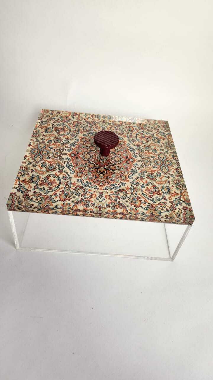 Acrylic Square Box - Cashmere Collection