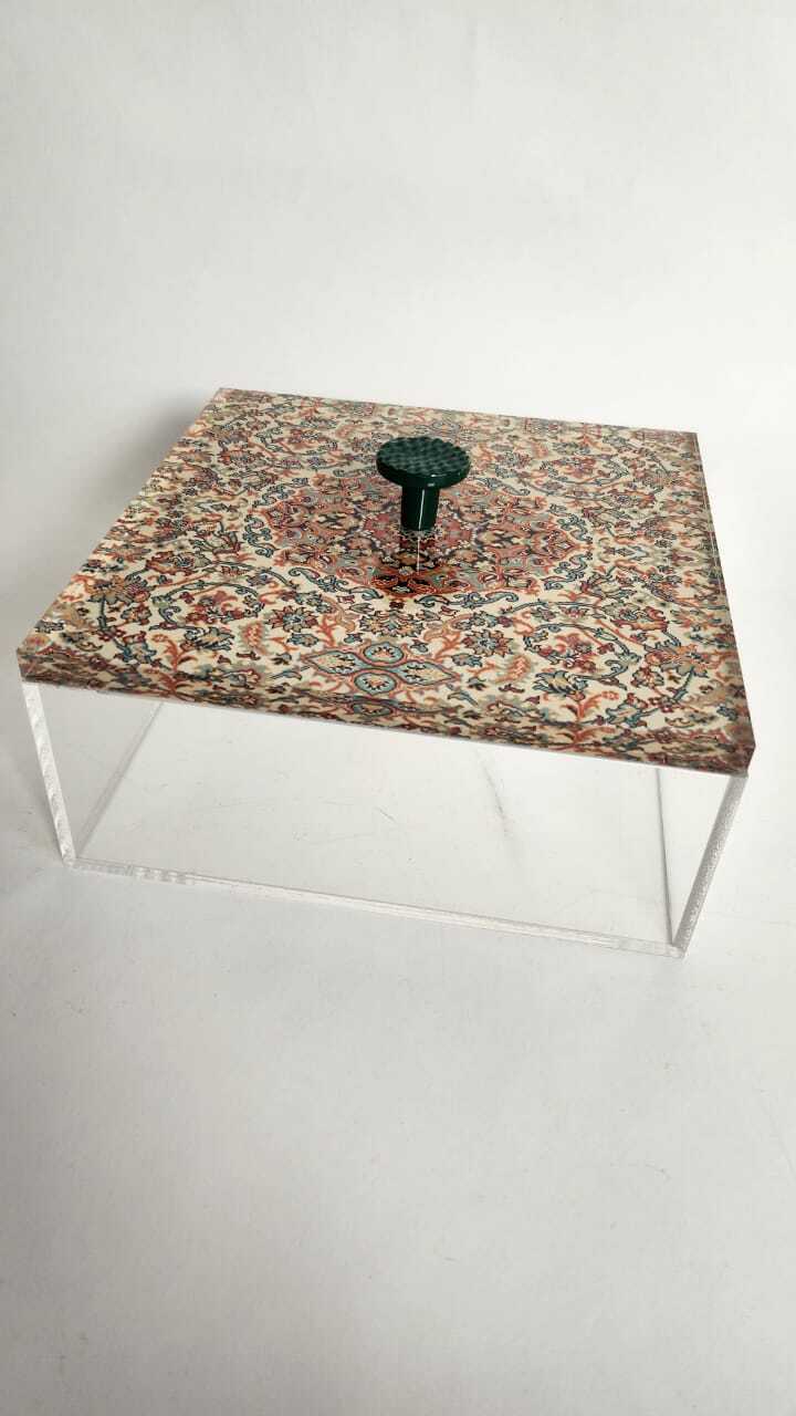 Acrylic Square Box - Cashmere Collection