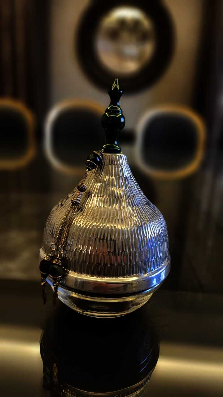 Oriental Bowl with Beads Handle - Oriental Beads Collection