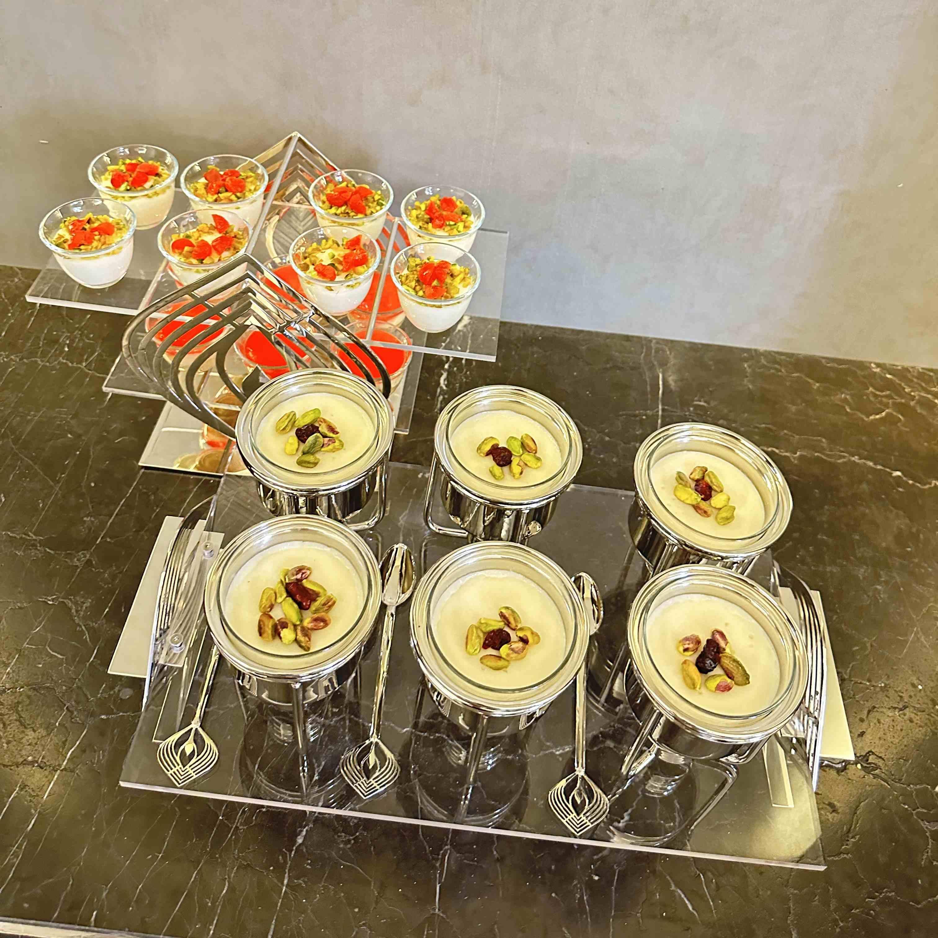 Acrylic Tray with Brass handles