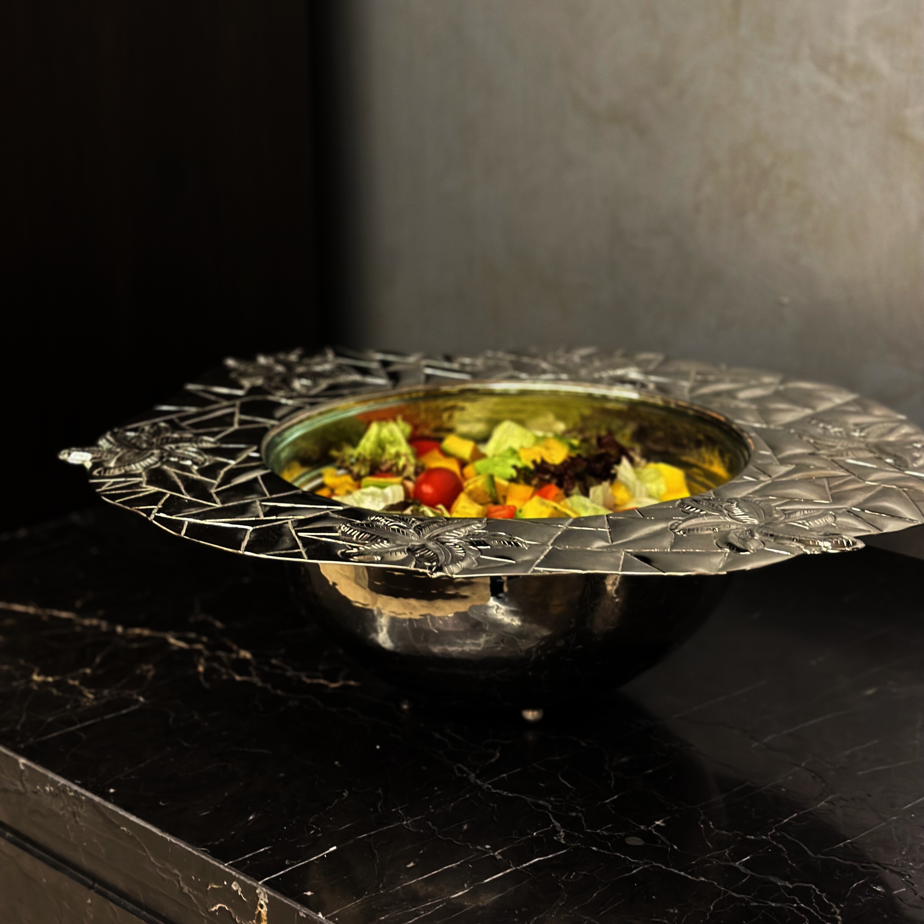 Brass Salad Bowl