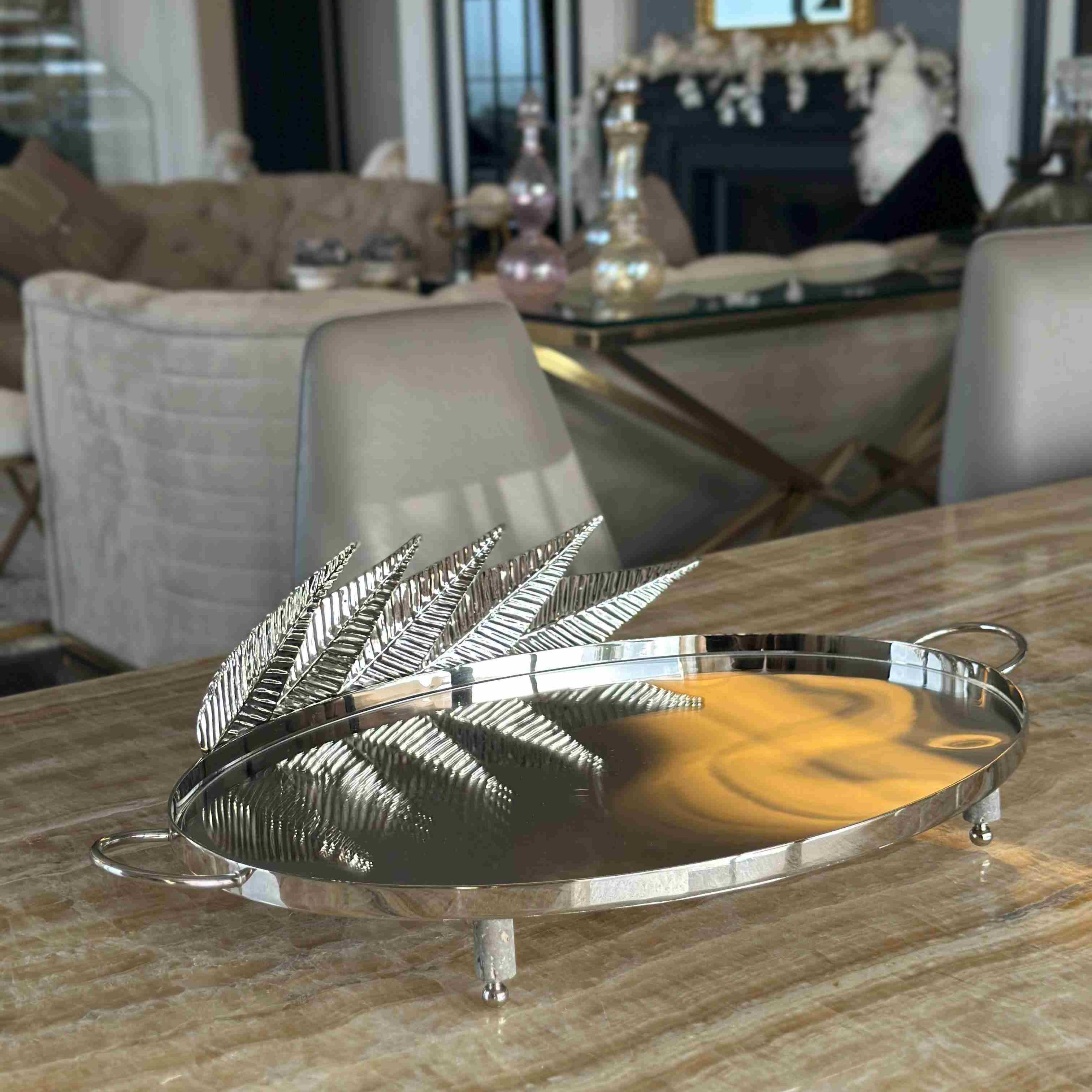 Oval Brass Tray