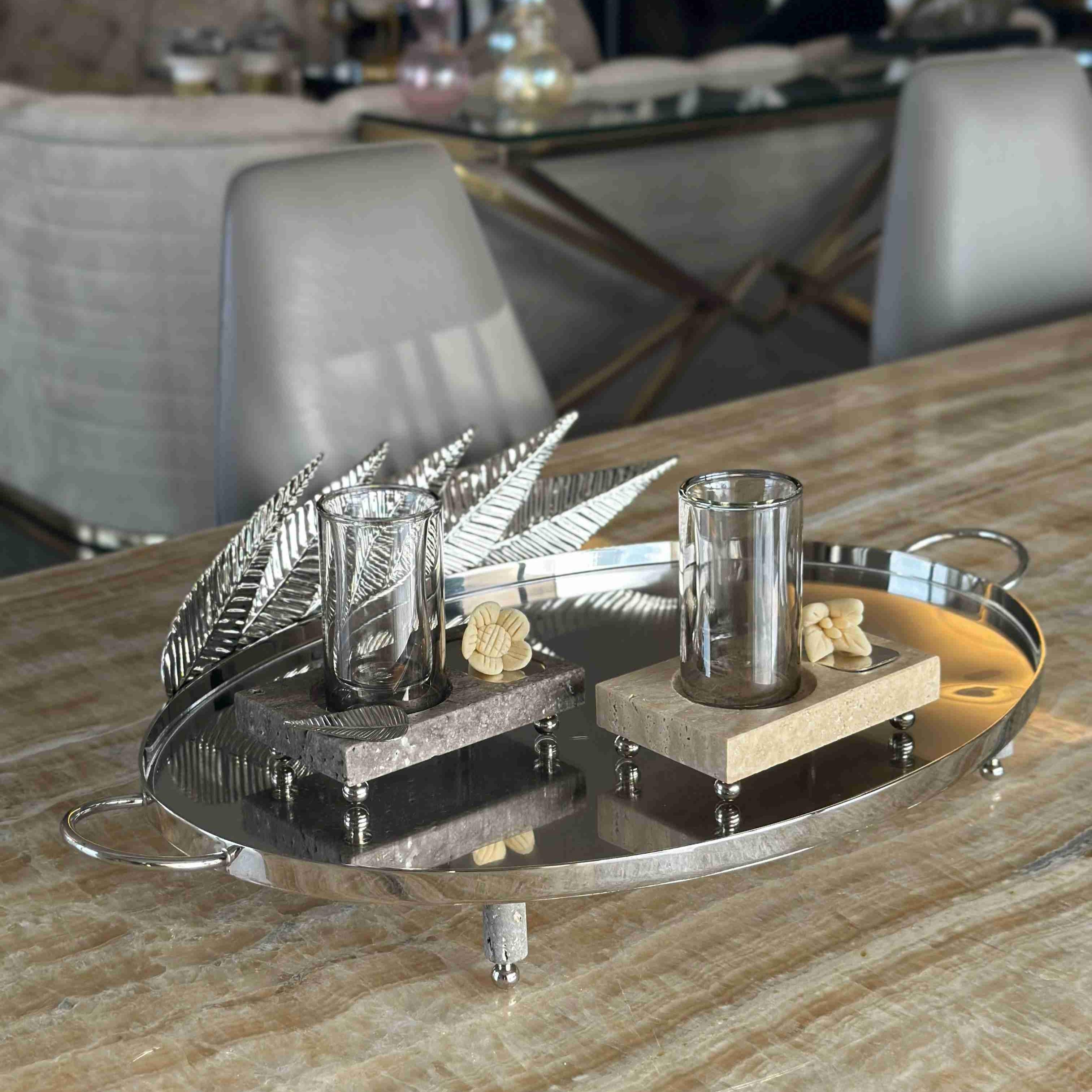 Oval Brass Tray