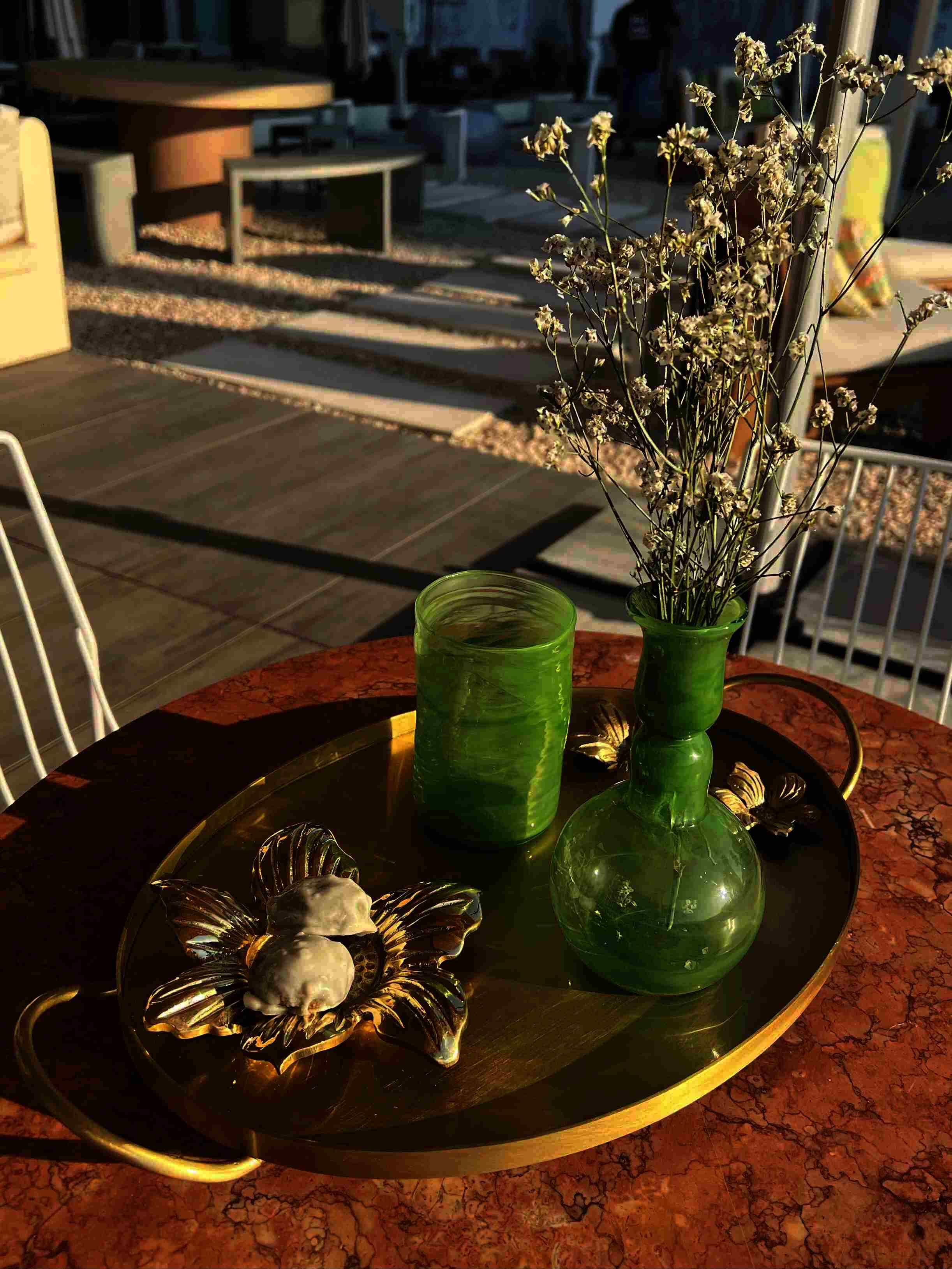 Colored Glass cups - Magnolia Collection