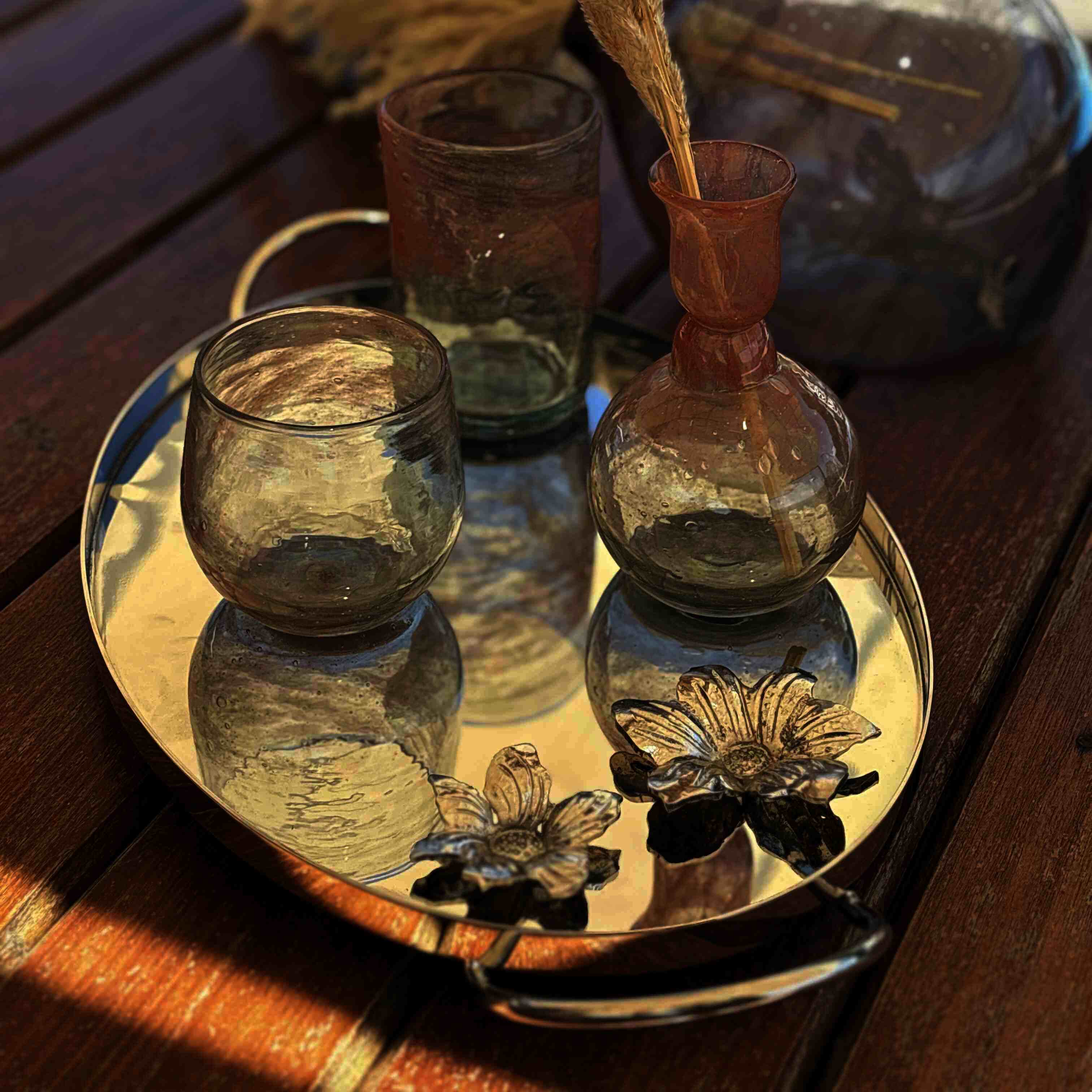 Colored Glass cups - Magnolia Collection