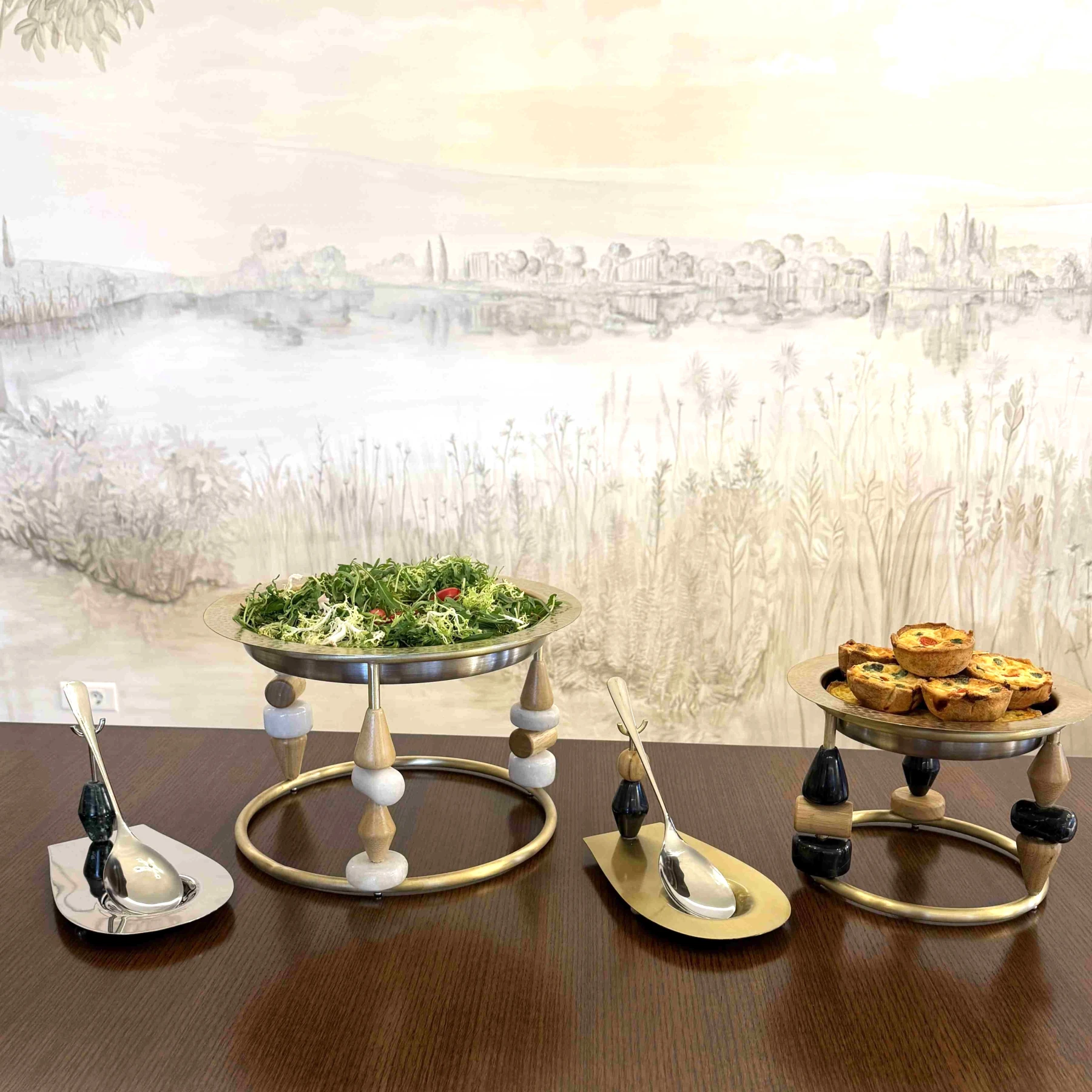 Brass Stand for Serving Spoon - Private Collection