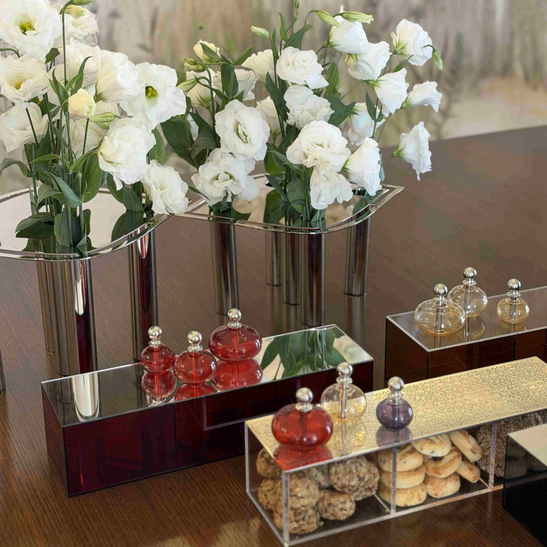 Acrylic Box with metal cover - NOOR Collection